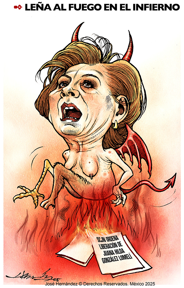 Le&ntilde;a al fuego del infierno